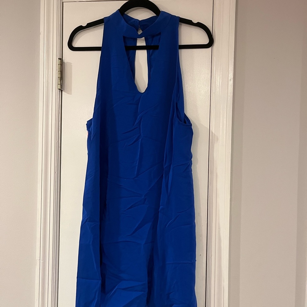 Amanda Uprichard Royal Blue Dress | Size: M | 100% Silk